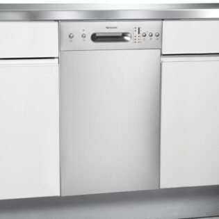 Hanseatic Unterbaugeschirrspüler HGU4582E97736BI, 9 Maßgedecke, mit 6 Programmen, mit höhenverstellbarem Oberkorb