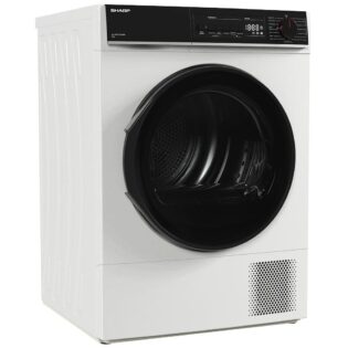Sharp Wärmepumpentrockner KD-PRO7S7GWD-DE, SoftTouch-Bedienung mit LED-Display, Trommelbeleuchtung, WiFi