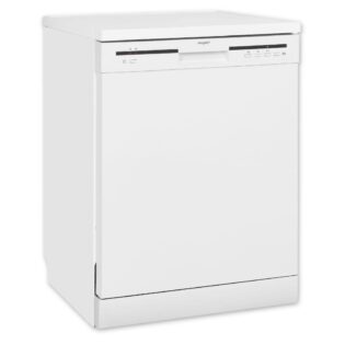 exquisit Standgeschirrspüler GSP6012-030E, 11 l, 12 Maßgedecke, Inkl. flexibler Besteckkorb, mit Energiesparfunktion ECO
