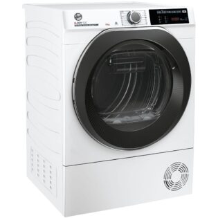 Hoover Wärmepumpentrockner H-DRY500 Professional Design NDE H8A3TCBEXS-S, WiFi + Bluetooth, Startzeitvorwahl (bis zu 24 Std), Schuhgestell